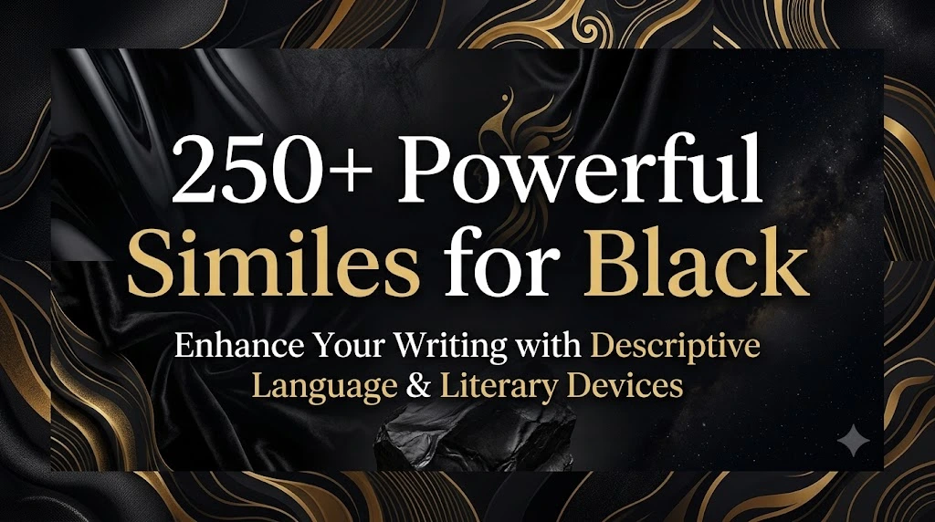 Powerful Similes for Black