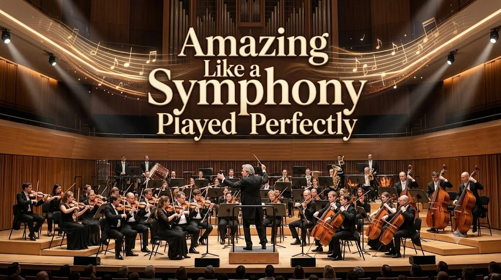 Amazing Like a Symphony Played Perfectly