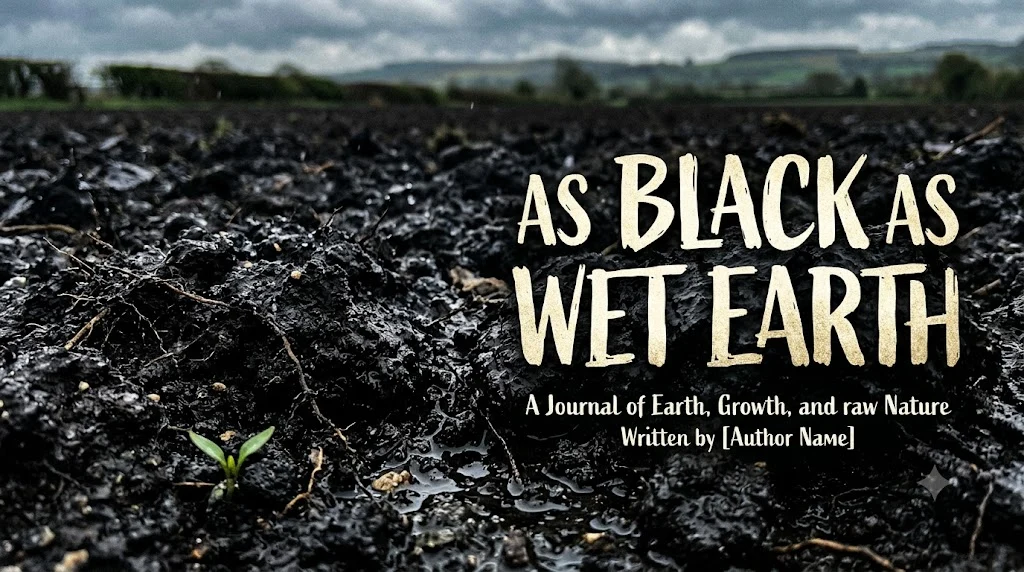 As Black as Wet Earth