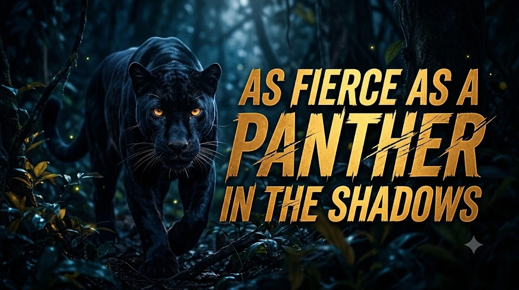 As Fierce as a Panther in the Shadows