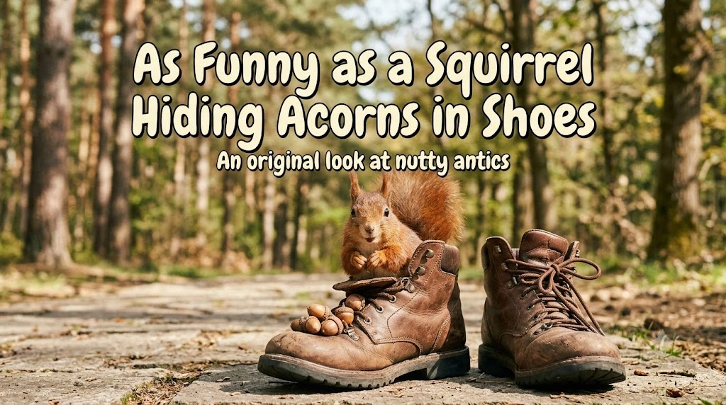 As Funny as a Squirrel Hiding Acorns in Shoes