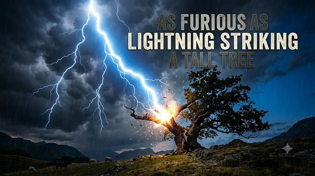 As Furious as Lightning Striking a Tall Tree