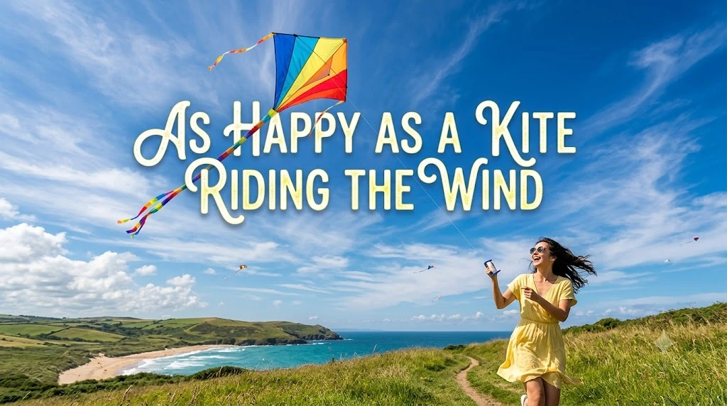 As Happy as a Kite Riding the Wind