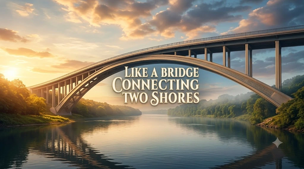 Like a Bridge Connecting Two Shores