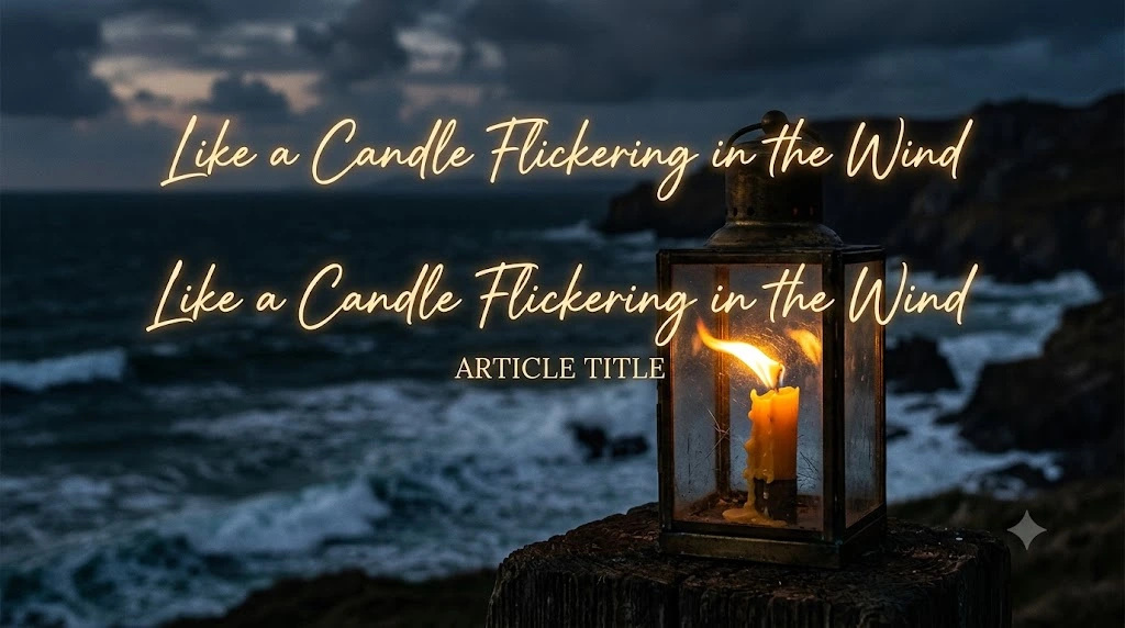 Like a Candle Flickering in the Wind