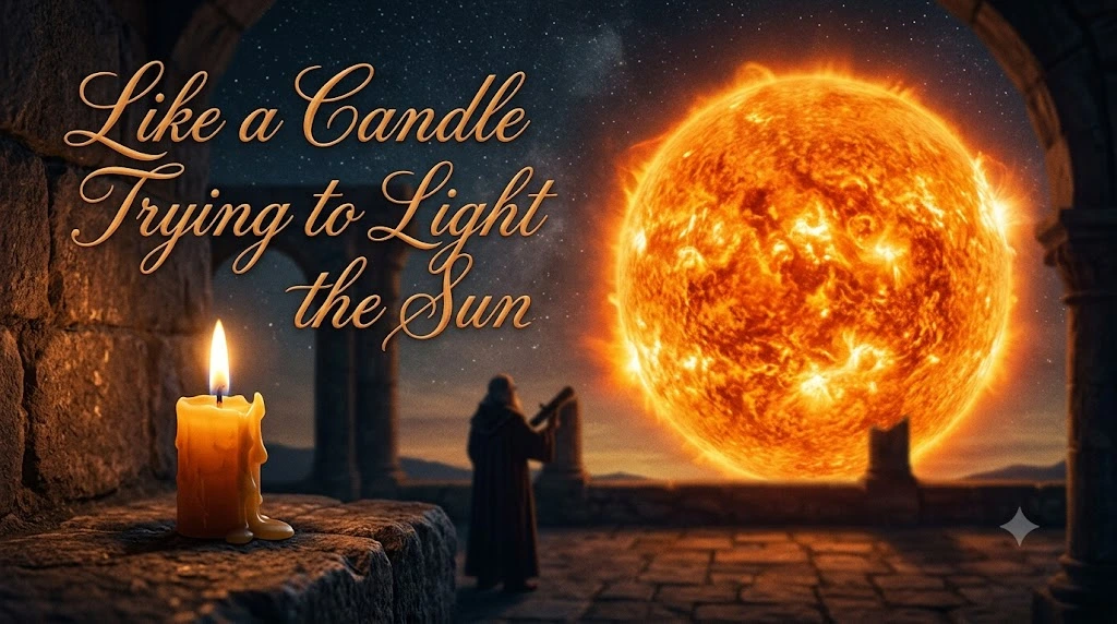 Like a Candle Trying to Light the Sun