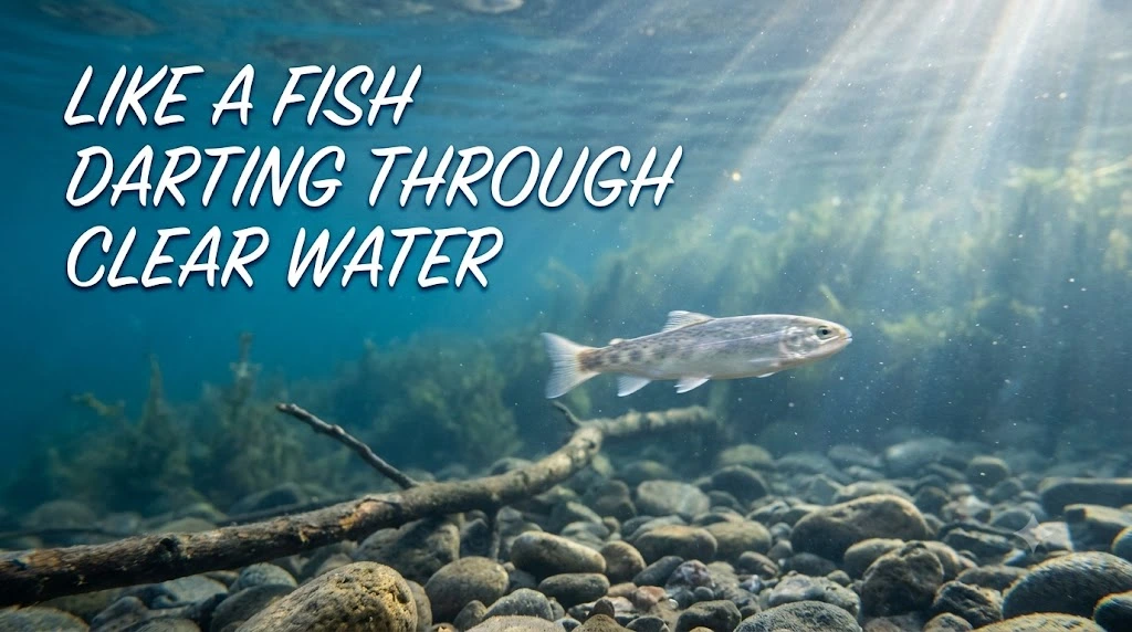 Like a Fish Darting Through Clear Water