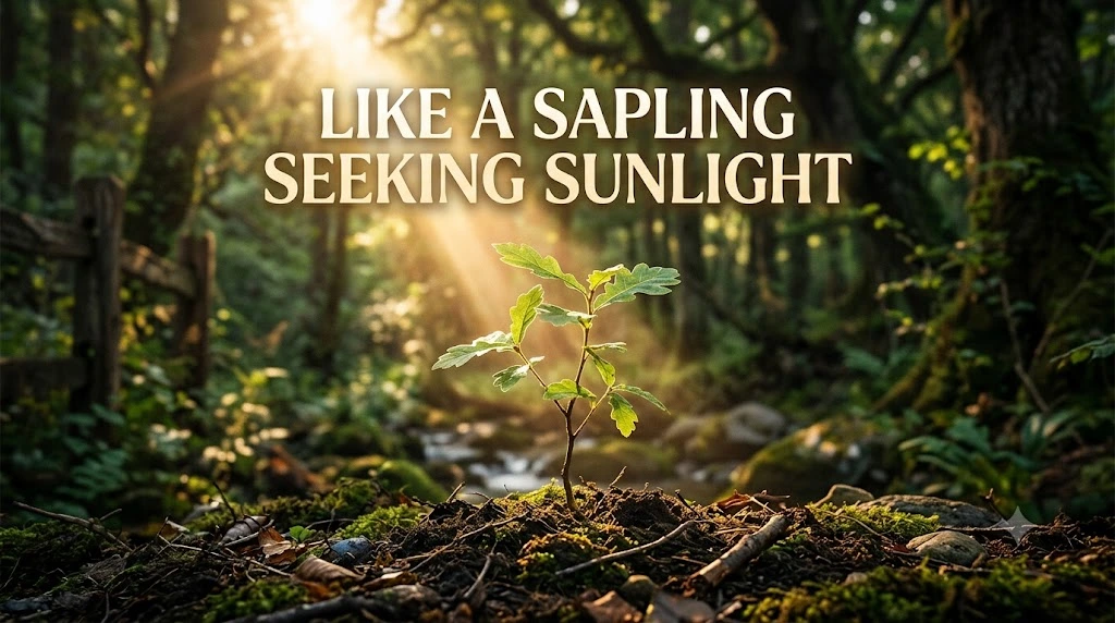 Like a Sapling Seeking Sunlight