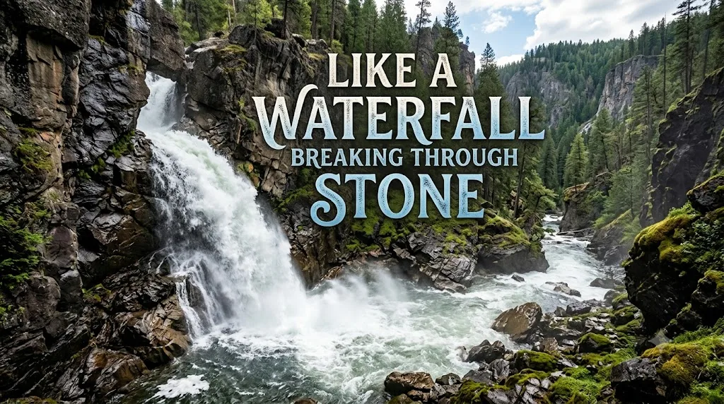 Like a Waterfall Breaking Through Stone