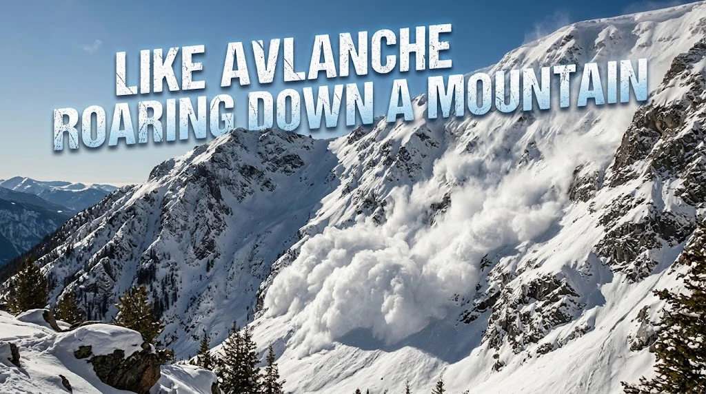 Like an Avalanche Roaring Down a Mountain