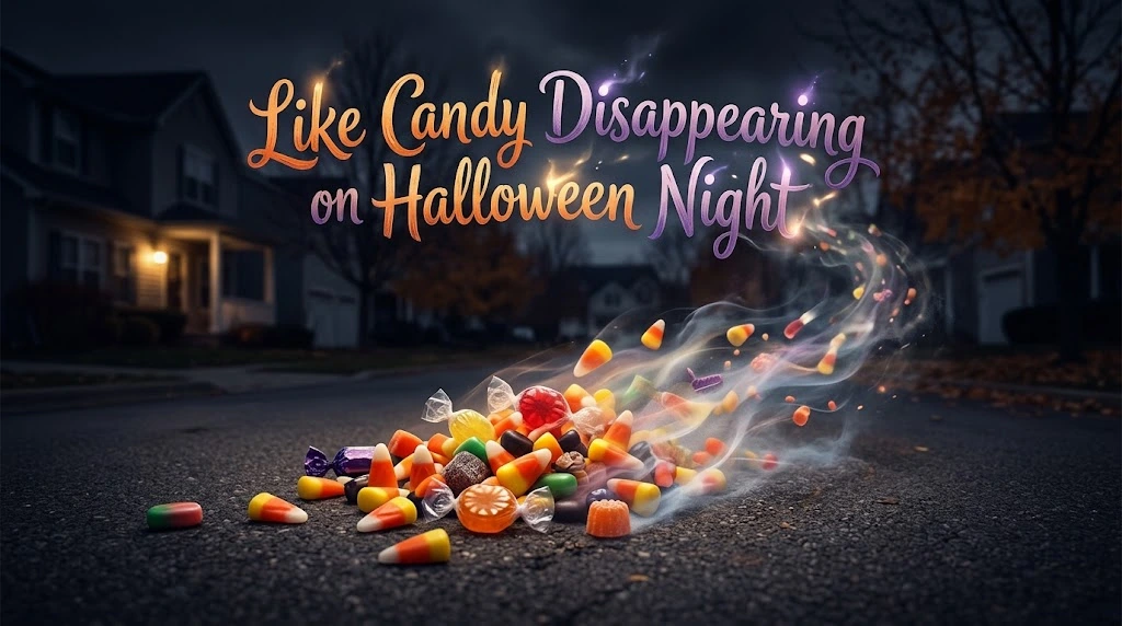 Like Candy Disappearing on Halloween Night