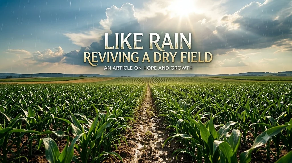 Like Rain Reviving a Dry Field