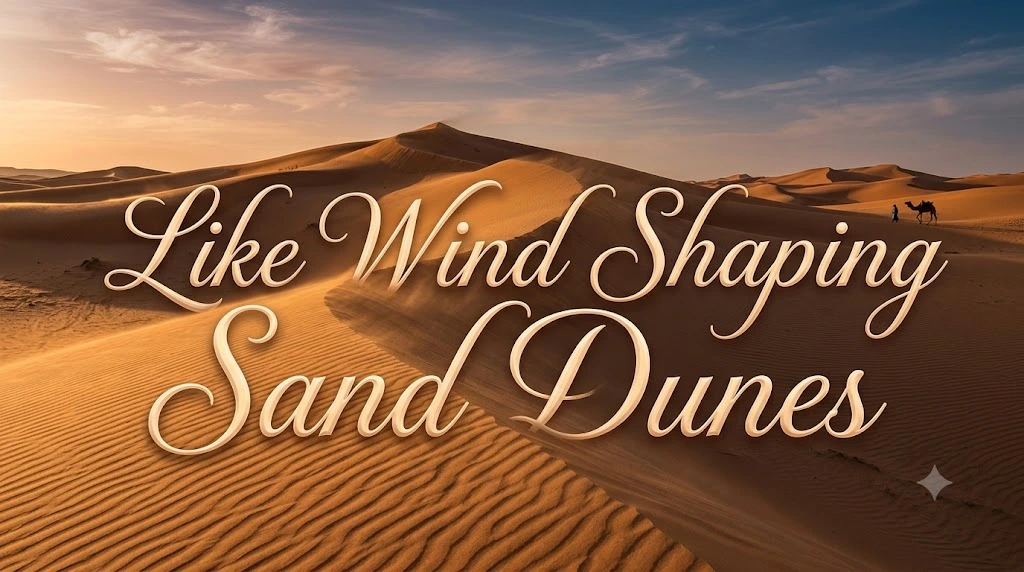Like Wind Shaping Sand Dunes