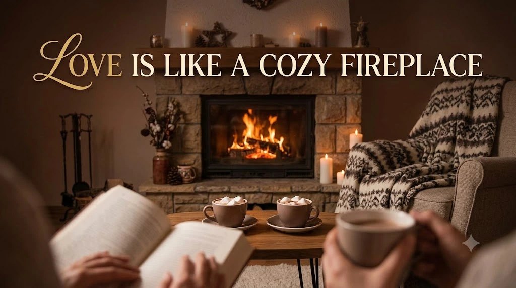 Love Is Like a Cozy Fireplace