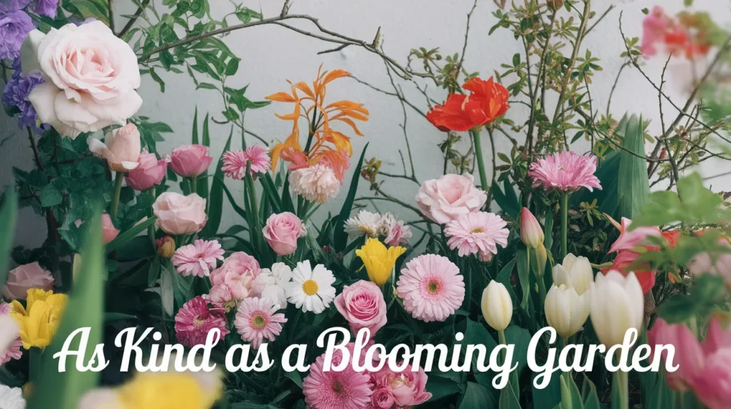 As Kind as a Blooming Garden