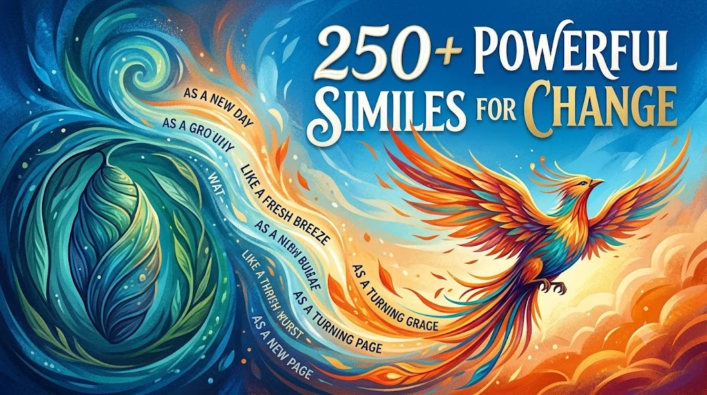 Powerful Similes for Change