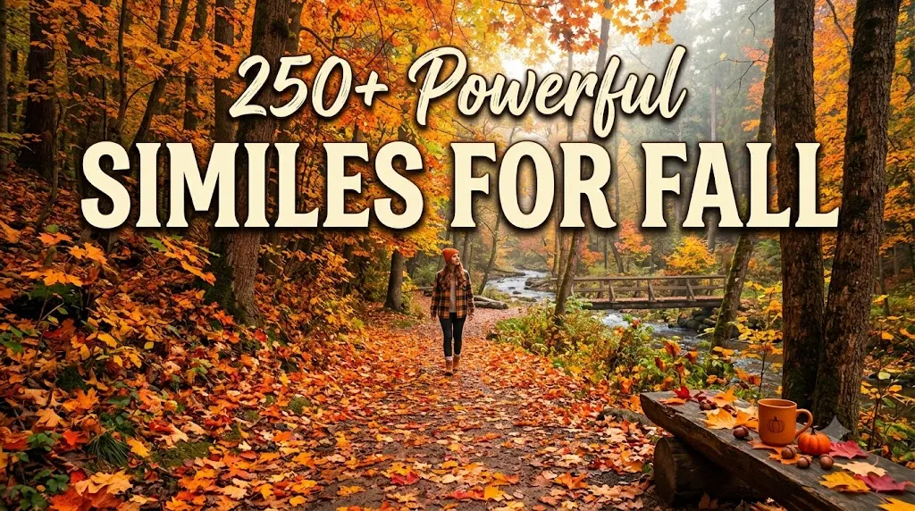 Powerful Similes for Fall