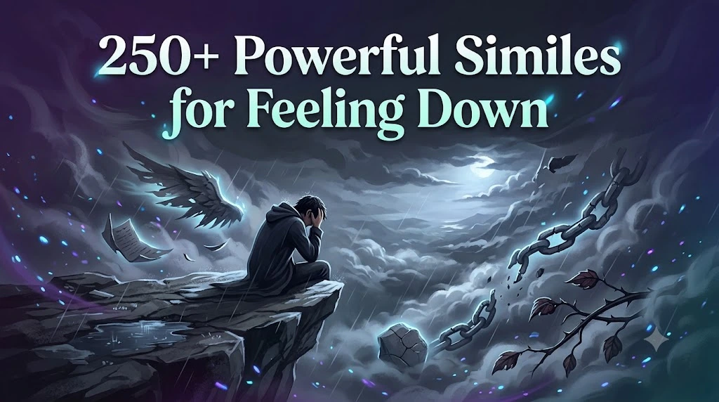 Powerful Similes for Feeling Down