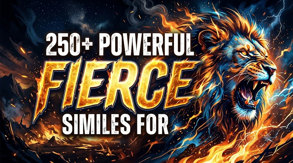 Powerful Similes for Fierce