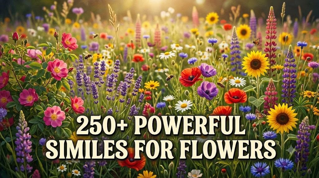 Powerful Similes for Flowers