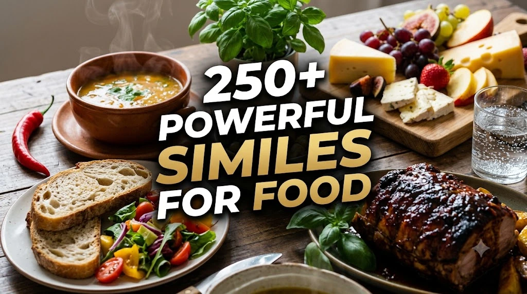 Powerful Similes for Food