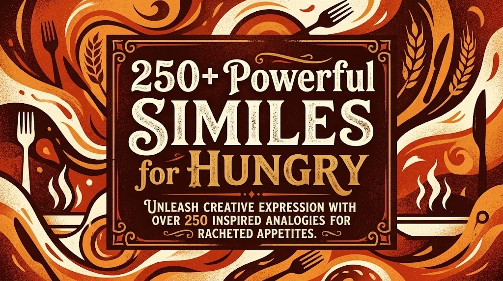 Powerful Similes for Hungry