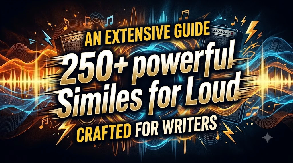 powerful Similes for Loud