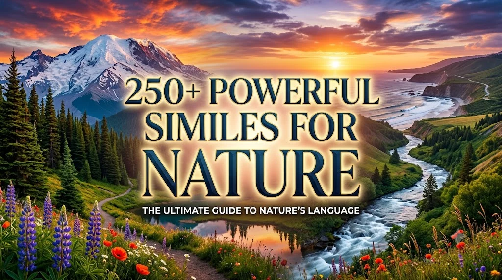 Powerful Similes for Nature