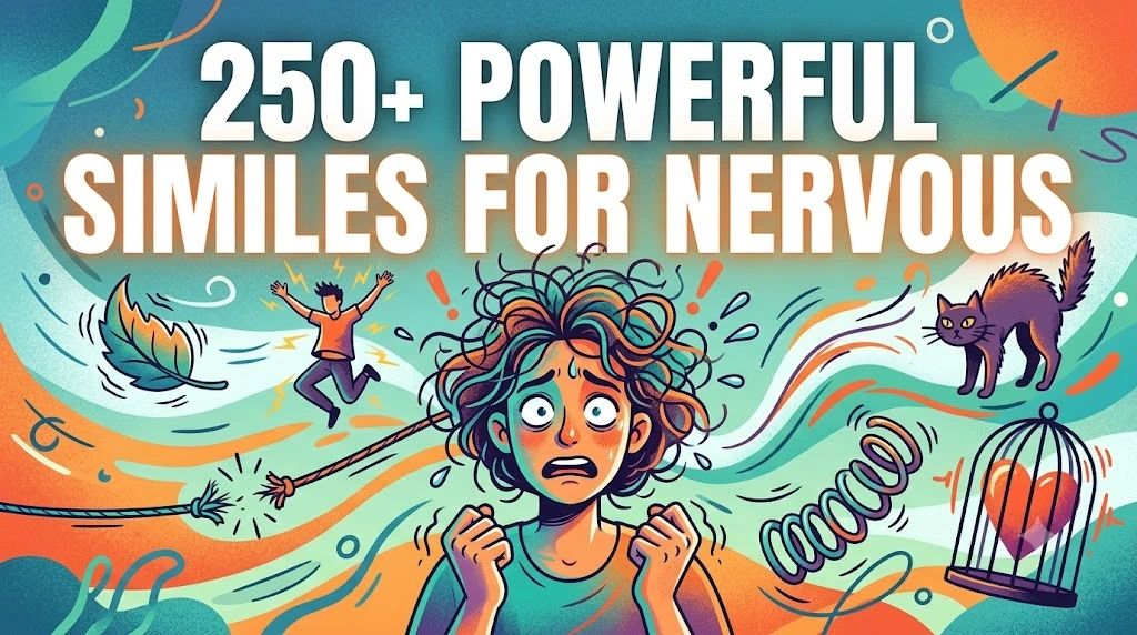 Powerful Similes for Nervous