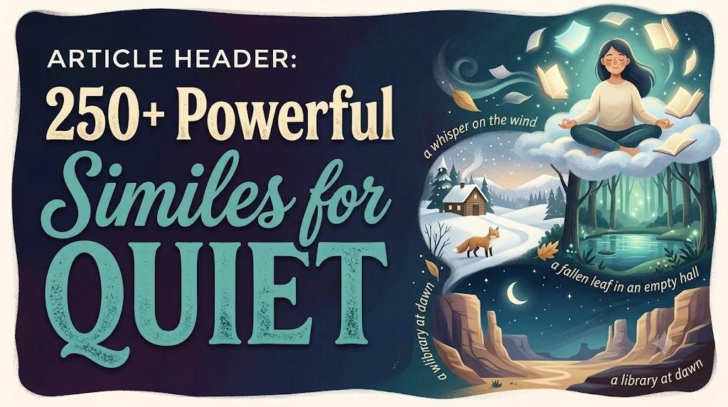 Powerful Similes for Quiet