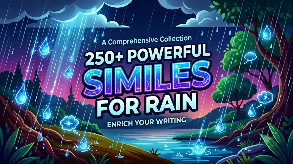Powerful Similes for Rain