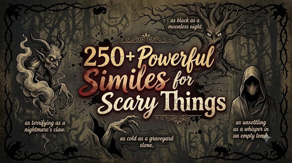 Powerful Similes for Scary Things