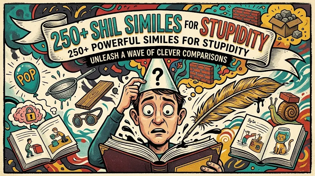 Powerful Similes for Stupidity