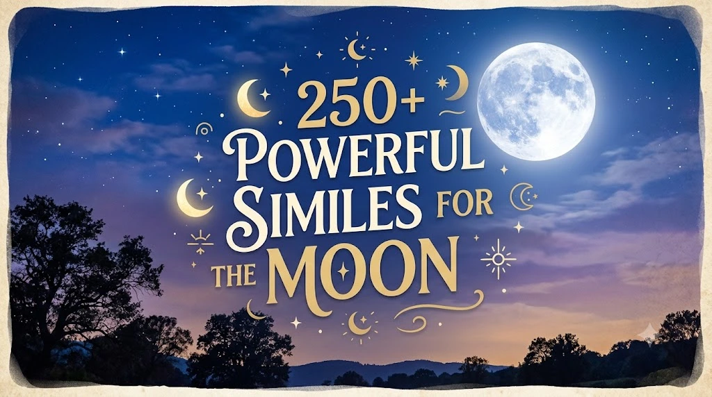 Powerful Similes for the Moon