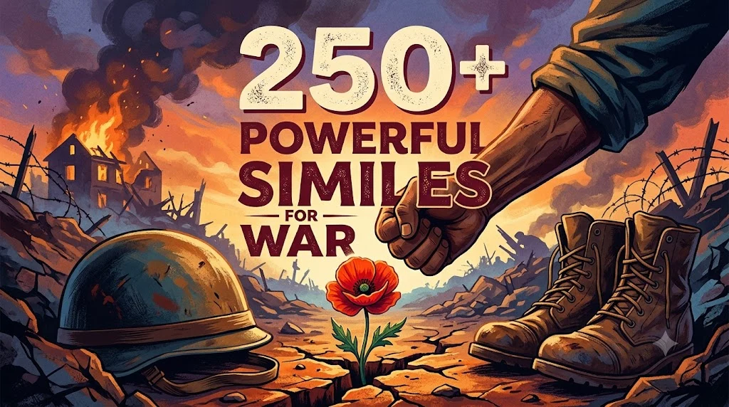 Powerful Similes for War