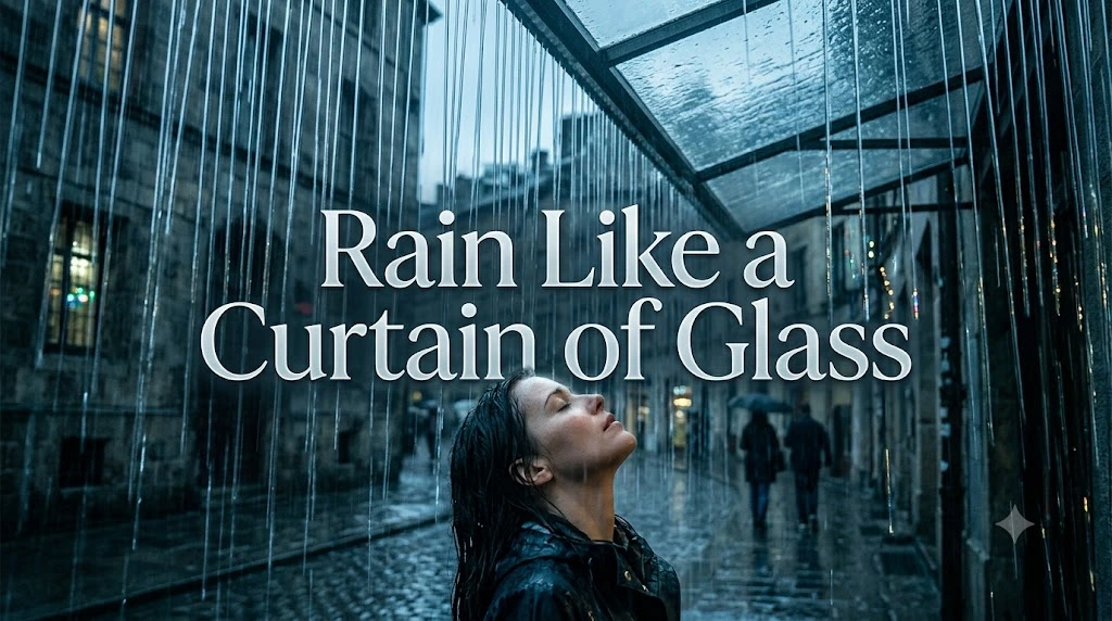 Rain Like a Curtain of Glass