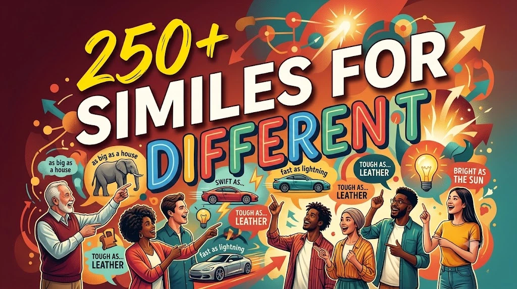 Similes for Different