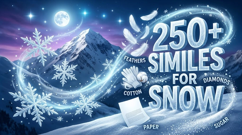 Similes for Snow