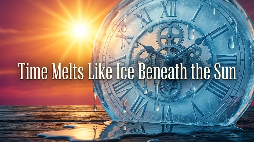 Time Melts Like Ice Beneath the Sun