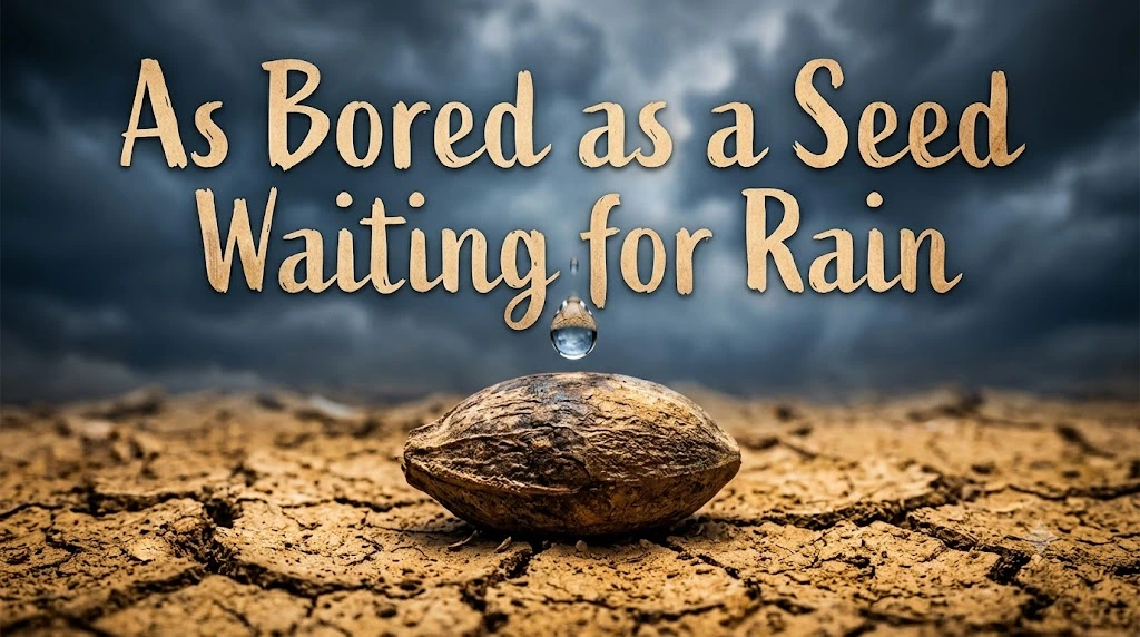 As Bored as a Seed Waiting for Rain