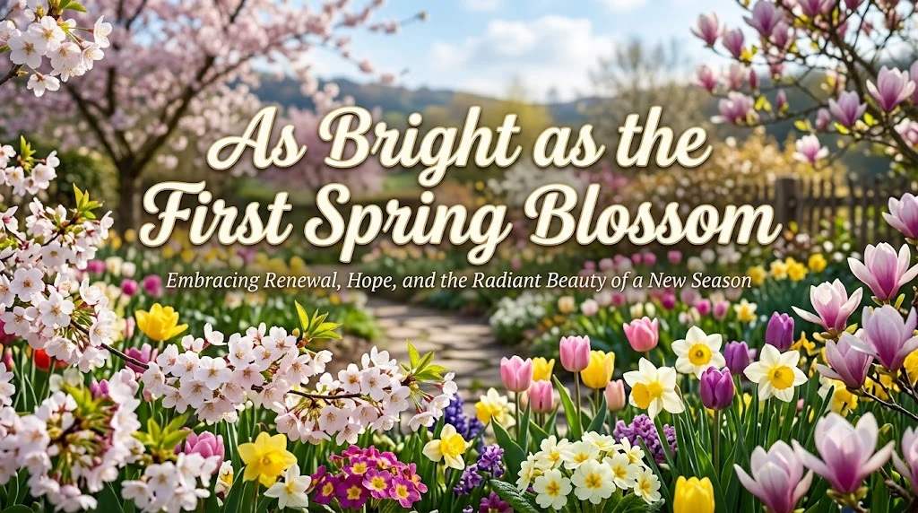As Bright as the First Spring Blossom