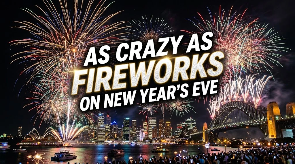 As Crazy as Fireworks on New Year's Eve