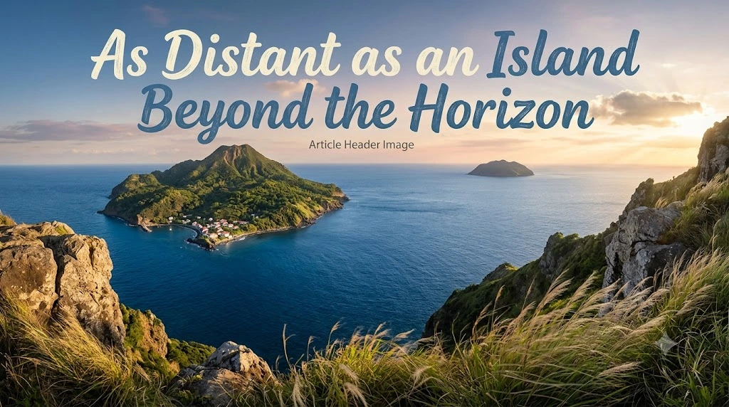 As Distant as an Island Beyond the Horizon