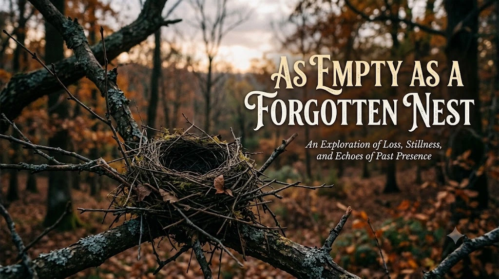 As Empty as a Forgotten Nest