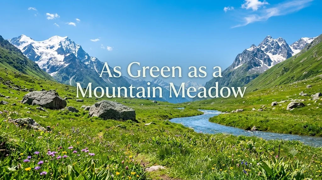 As Green as a Mountain Meadow