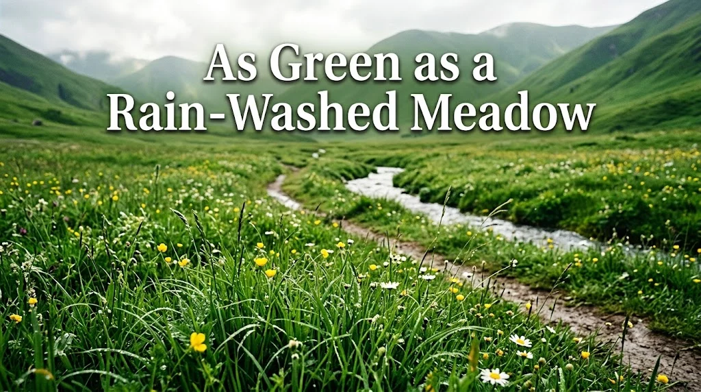 As Green as a Rain-Washed Meadow