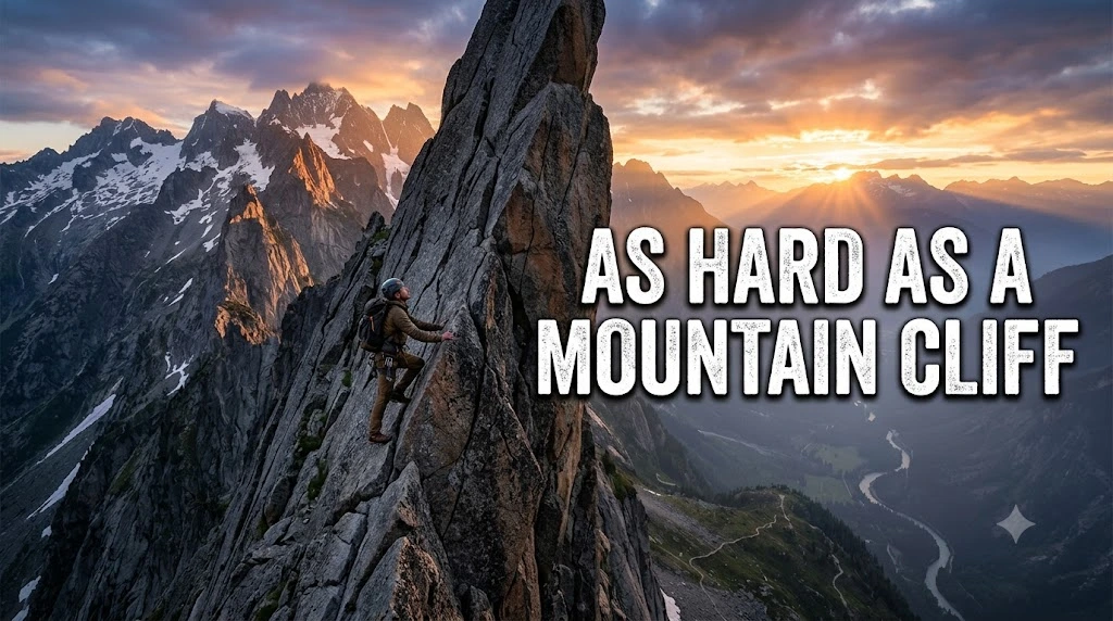 As Hard as a Mountain Cliff