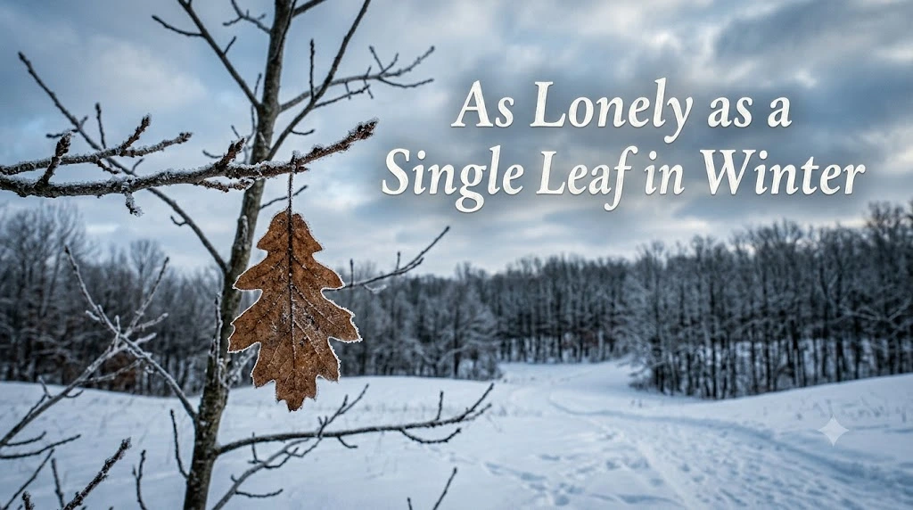 As Lonely as a Single Leaf in Winter