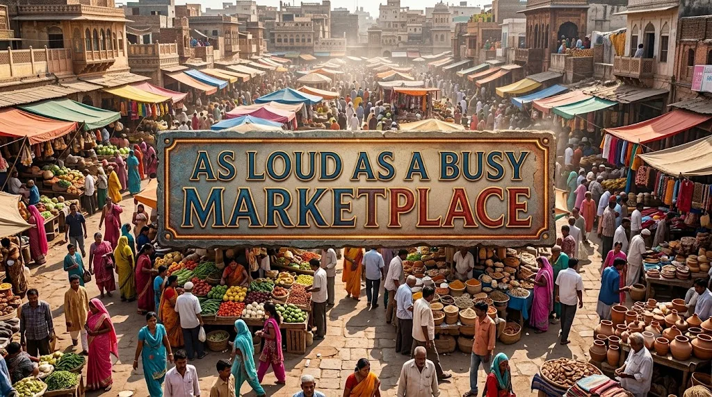 As Loud as a Busy Marketplace