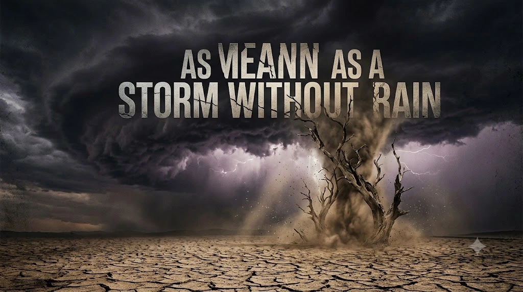 As Mean as a Storm Without Rain